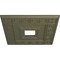 Ekena Millwork Eris Ceiling Medallion (Canopies up to 9 7/8"), 18"W x 18"H x 3 1/2"ID x 1 1/8"P, Painted Turtle CM18ERPTF - alternate 4